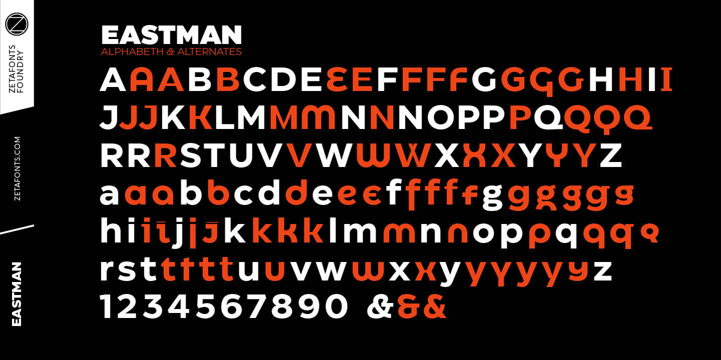 Example font Eastman #12